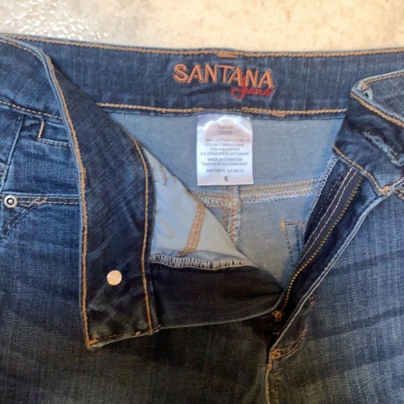 LIKE NEW - Santana mid rise Dark Wash Crop Jeans - Picture 3 of 5